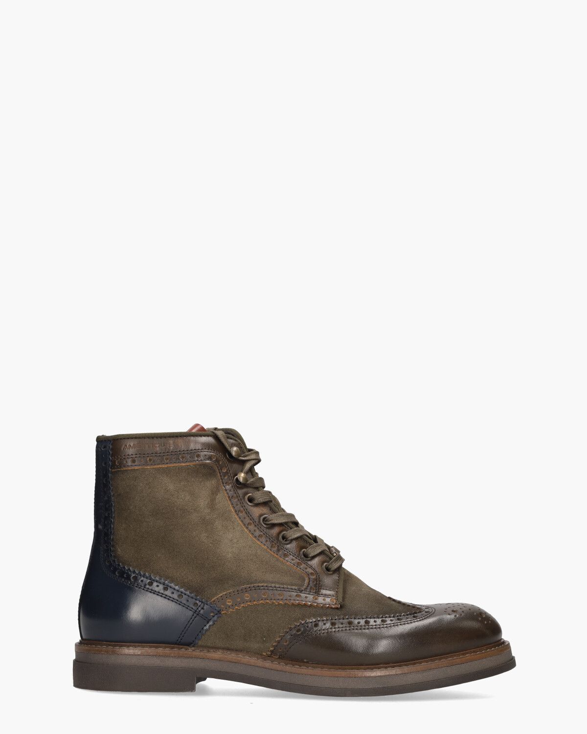 12432B Multicolor Heren Veterboots