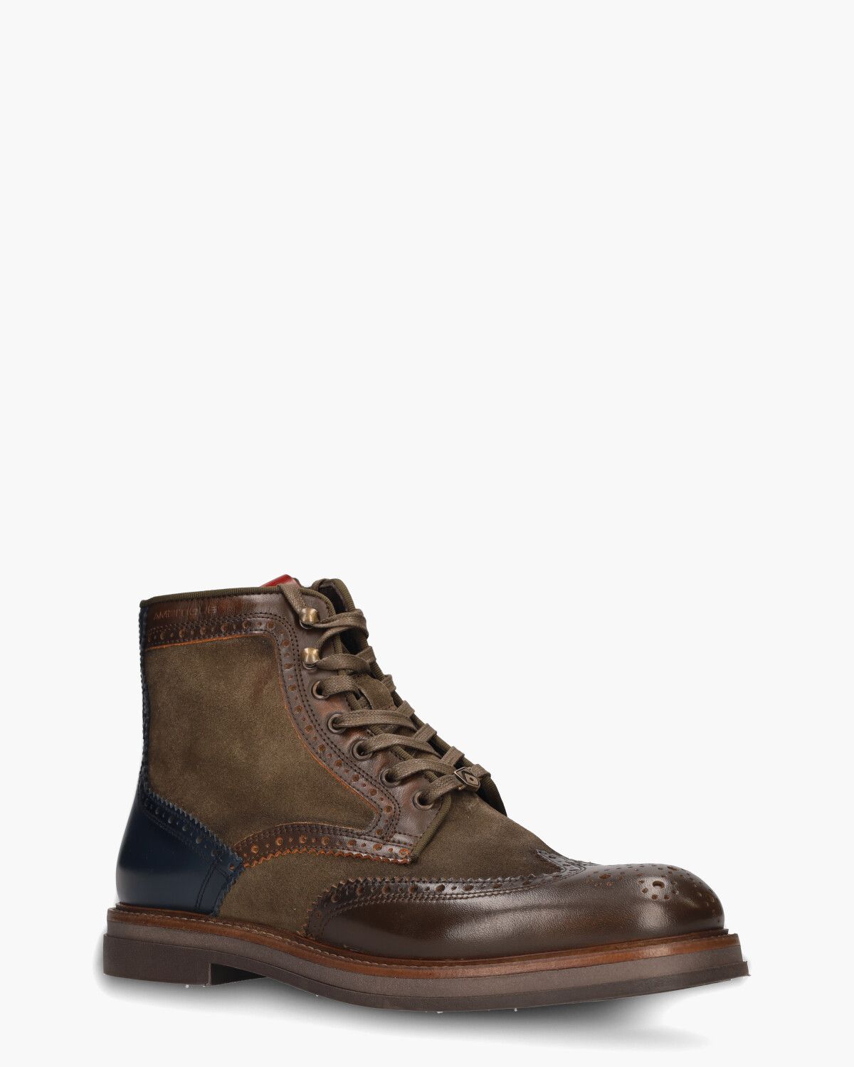 12432B Multicolor Heren Veterboots