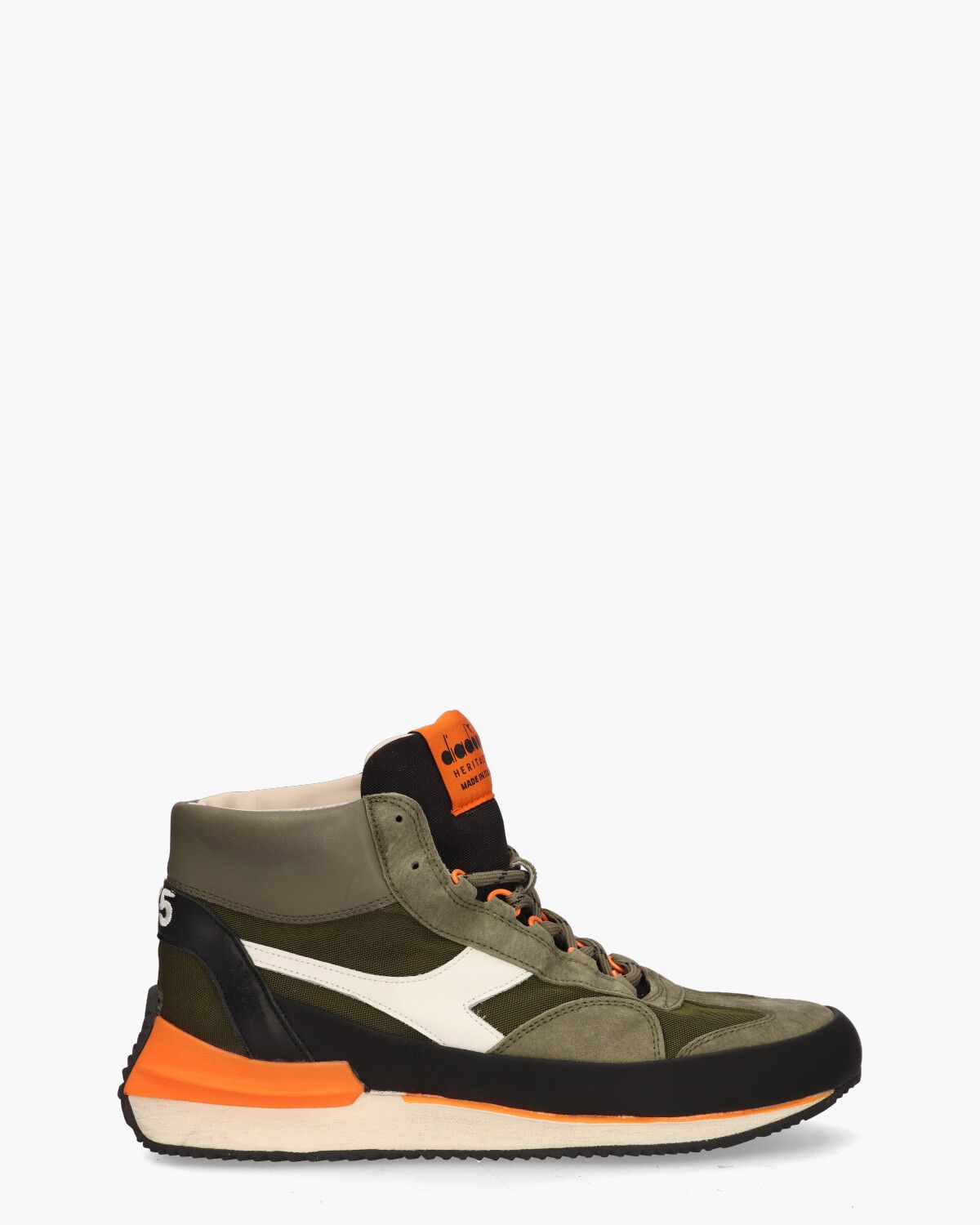 Equipe Mid Mad Italia Groen Herensneakers