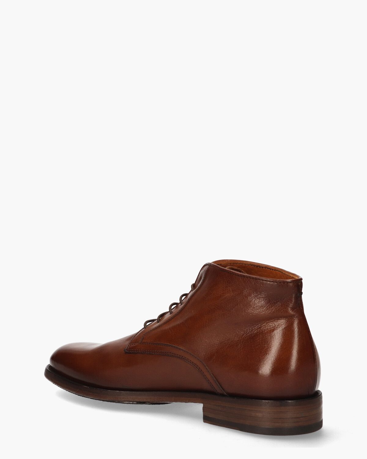 15895E Cognac Heren Veterboots