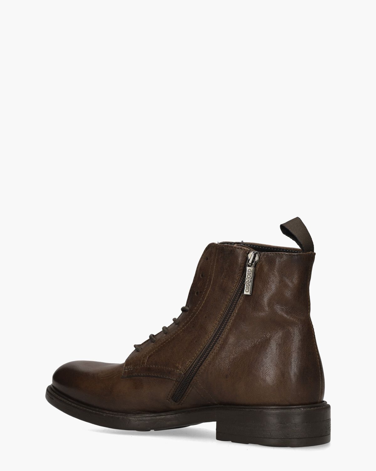 88605 Donkerbruin Heren Veterboots
