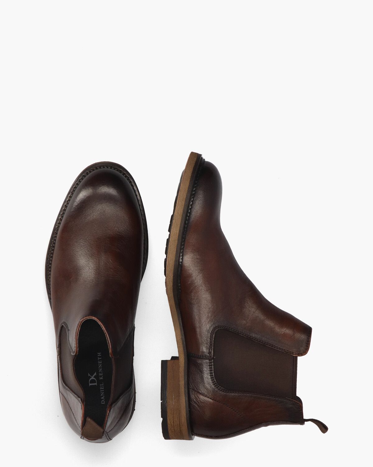 Santino Bordeauxrood Heren Chelseaboots
