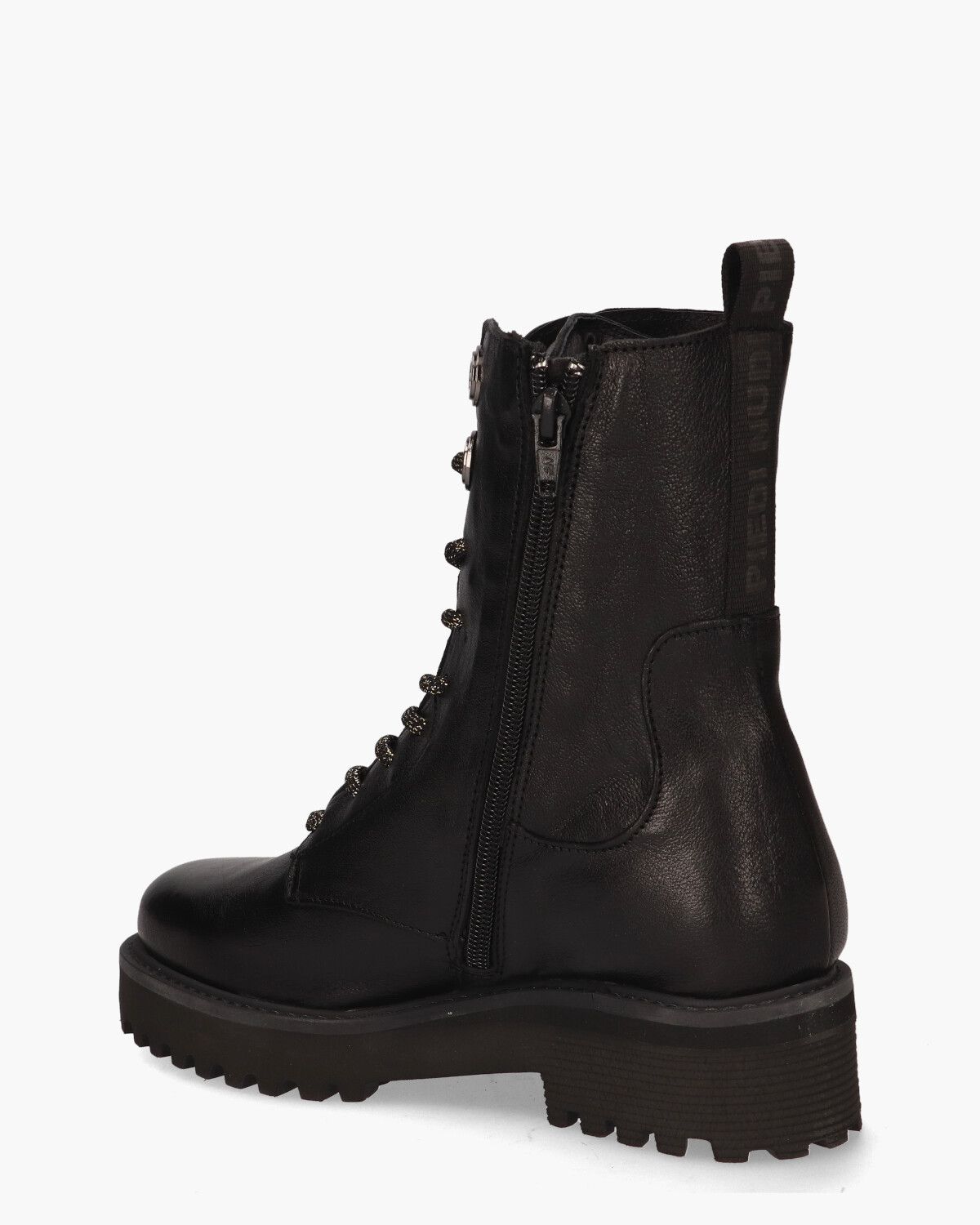 2702-02.01 Zwart Dames Veterboots