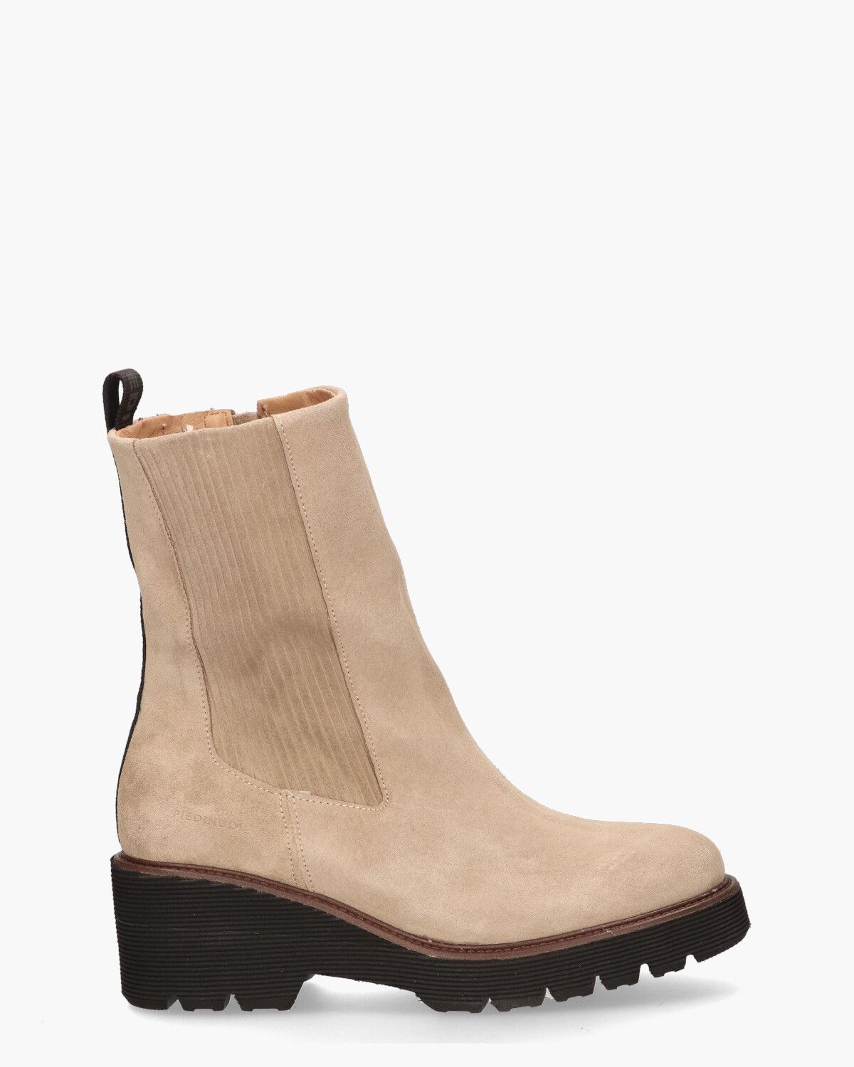 2556-04-09 Beige Dames Chelseaboots