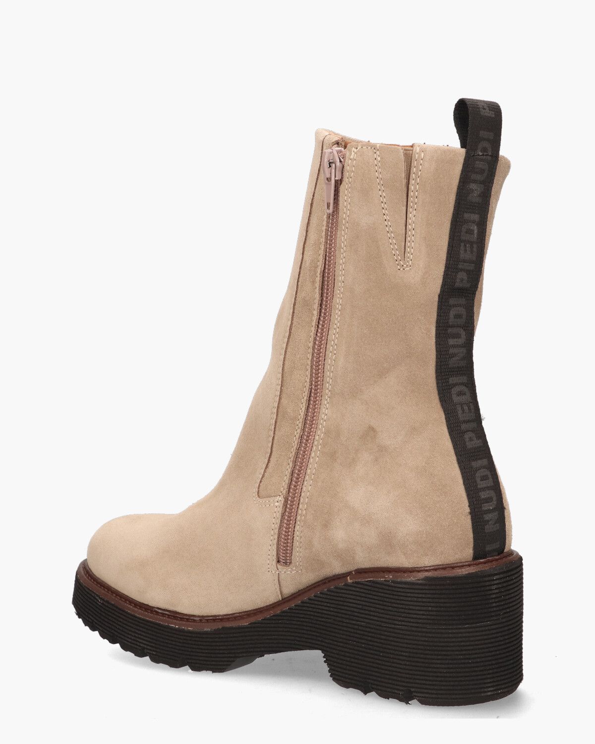 2556-04-09 Beige Dames Chelseaboots