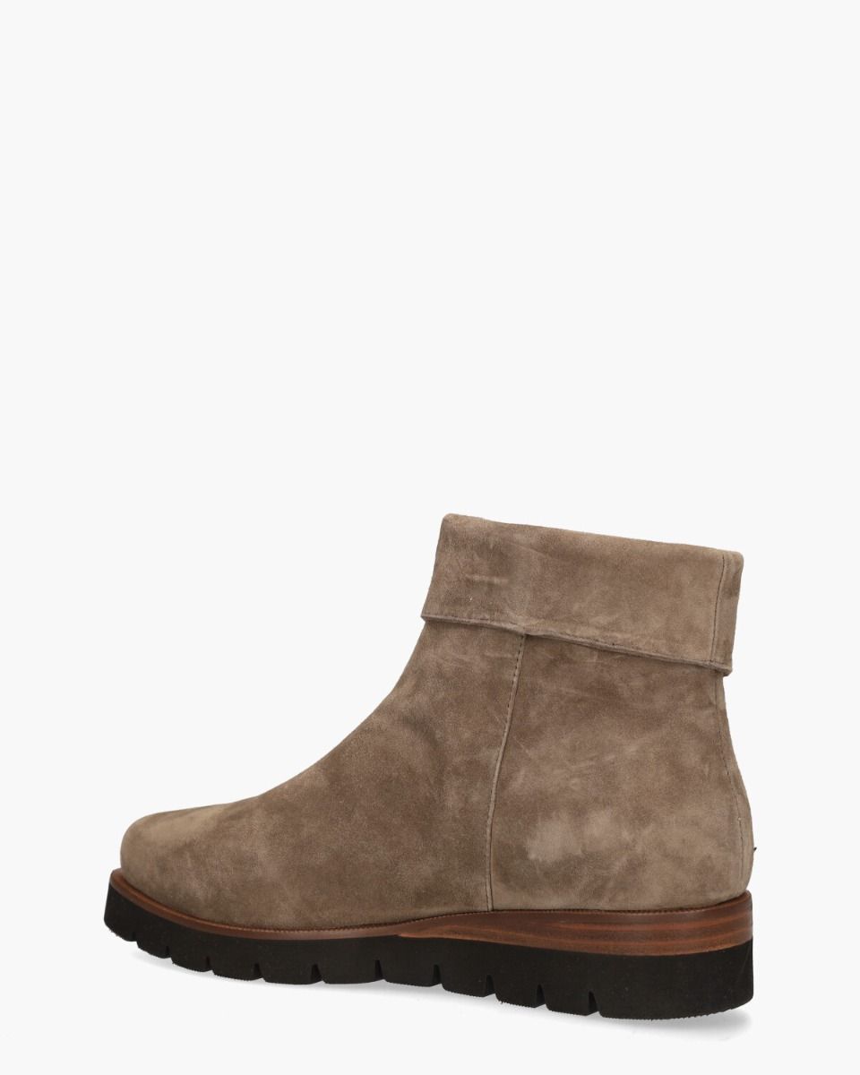Nanet Taupe Dames Enkelboots
