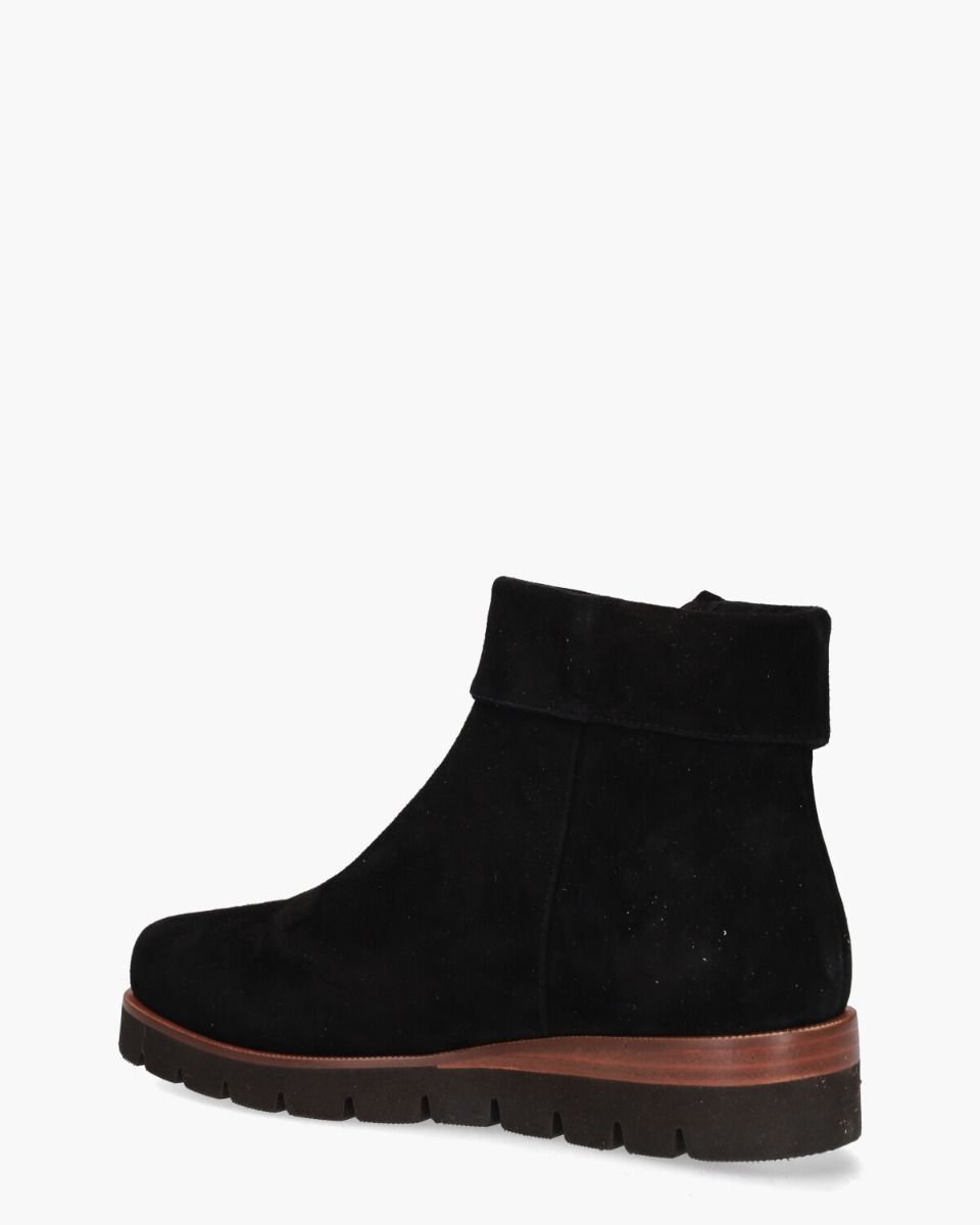 Nanet Zwart Dames Enkelboots