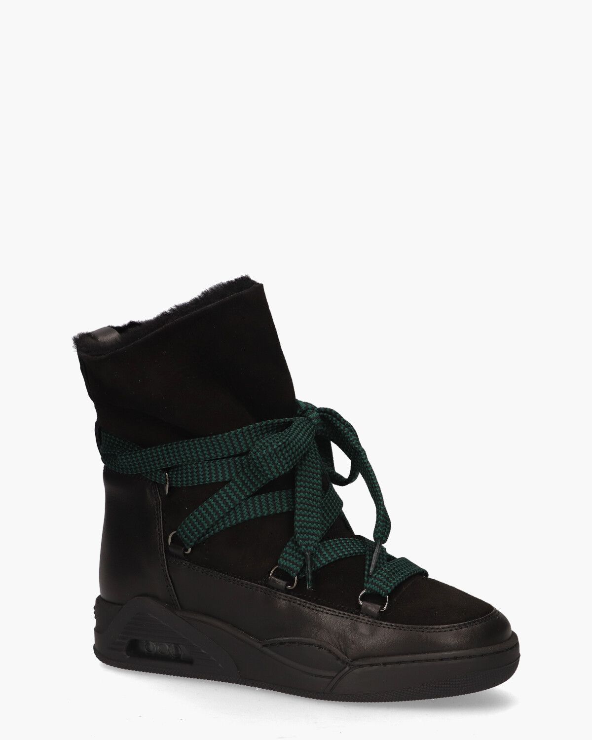 Moon ZV Zwart Dames Veterboots