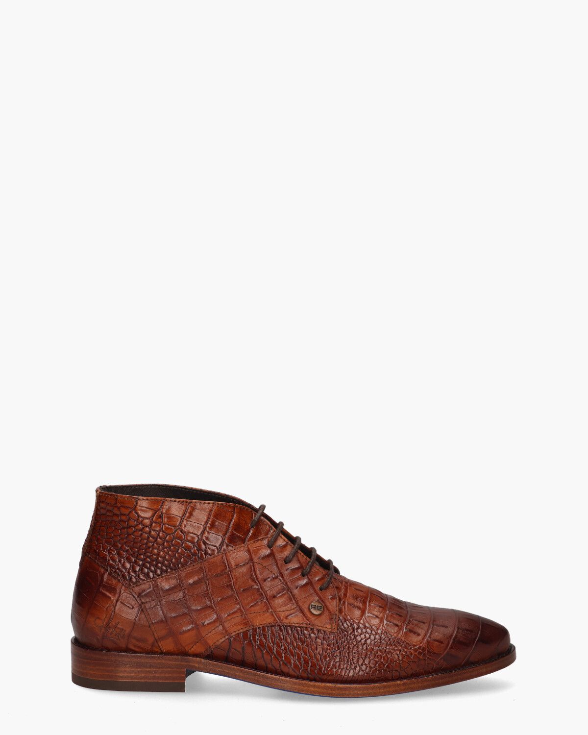 Barry Crc Cognac/Bruin Heren Veterschoenen
