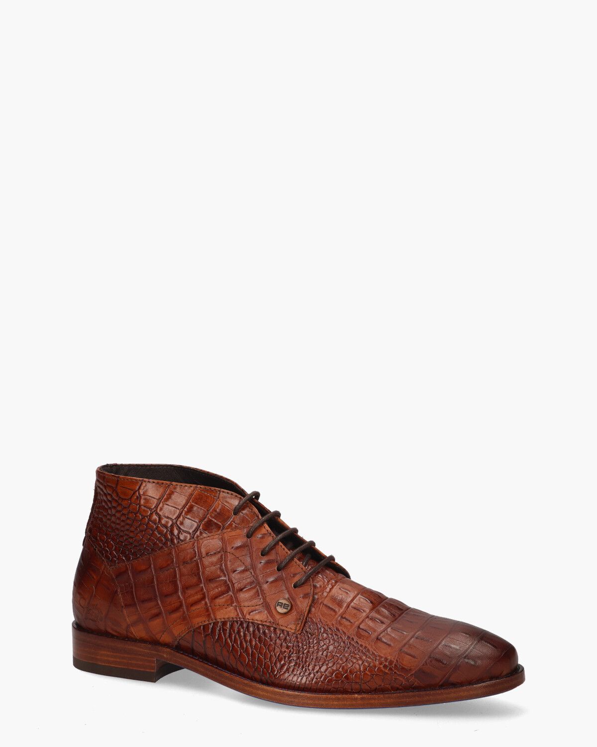 Barry Crc Cognac/Bruin Heren Veterschoenen
