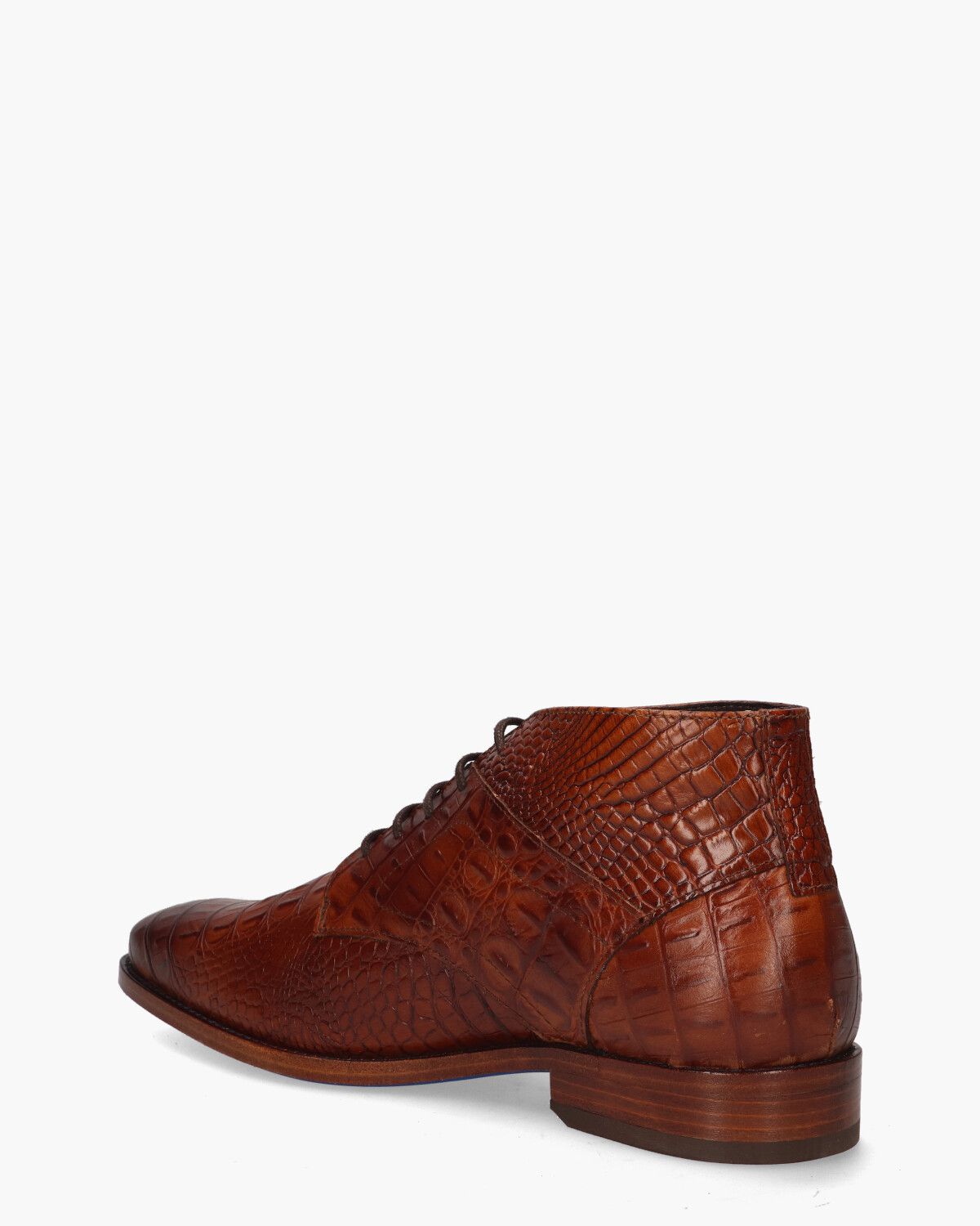 Barry Crc Cognac/Bruin Heren Veterschoenen