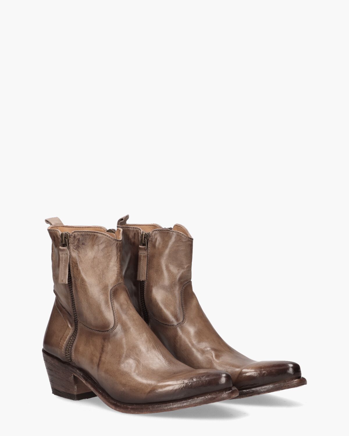 40027 Bruin Dames Enkelboots