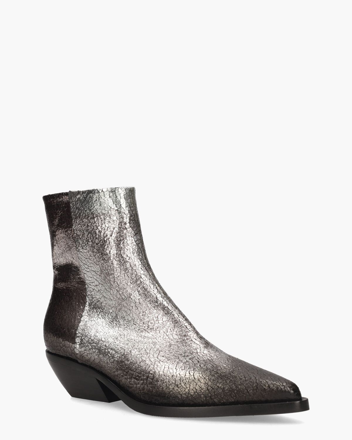 E4021 Zilver Dames Enkelboots