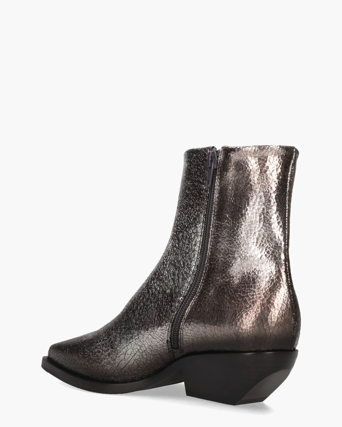 E4021 Zilver Dames Enkelboots