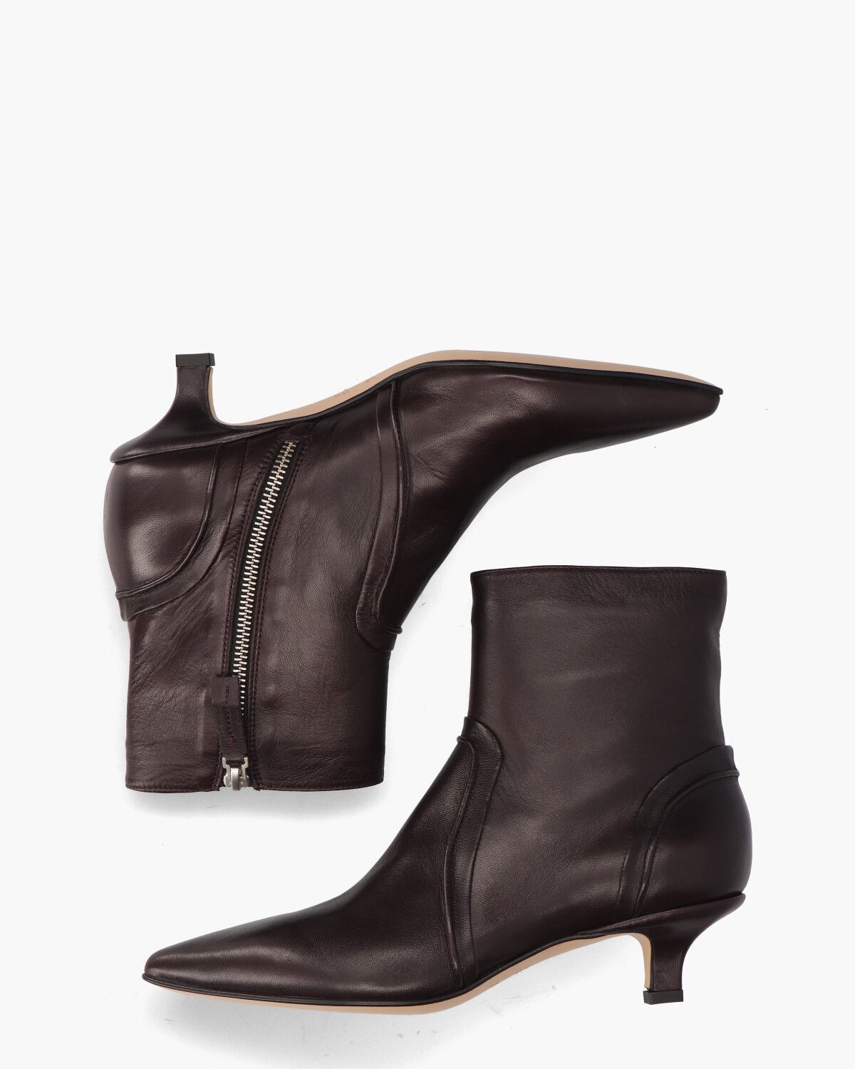 Helle 4920 Aubergine Dames Enkelboots