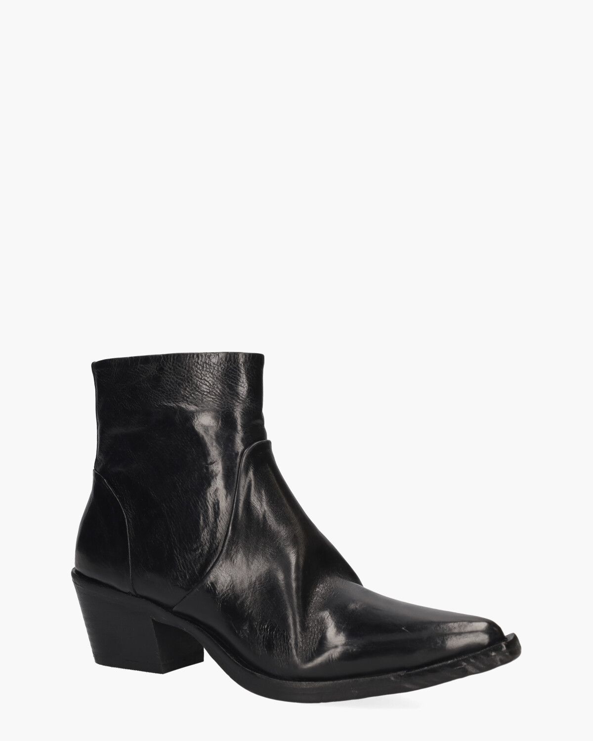 Umay Zwart Dames Enkelboots