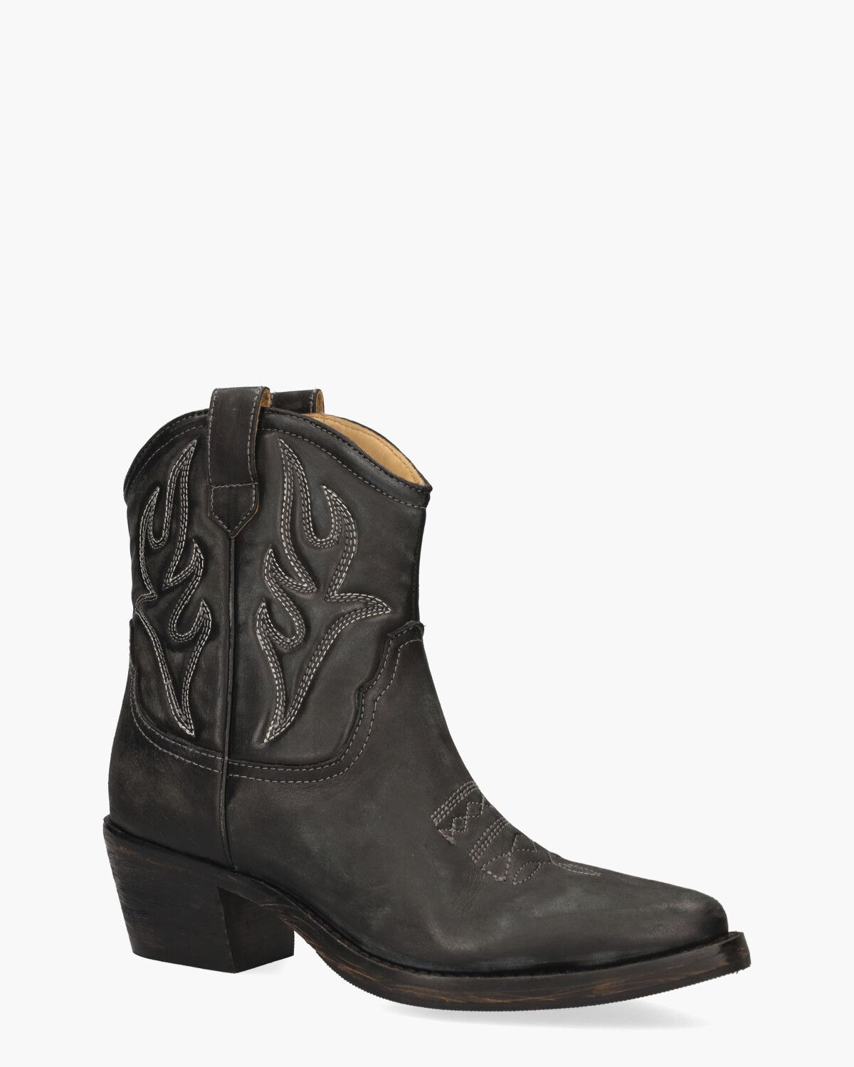 Ulrike Zwart Dames Enkelboots