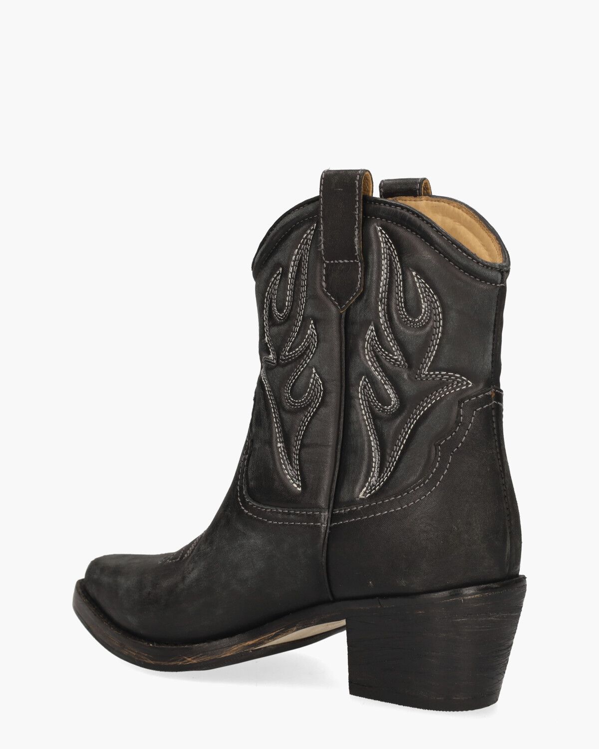 Ulrike Zwart Dames Enkelboots