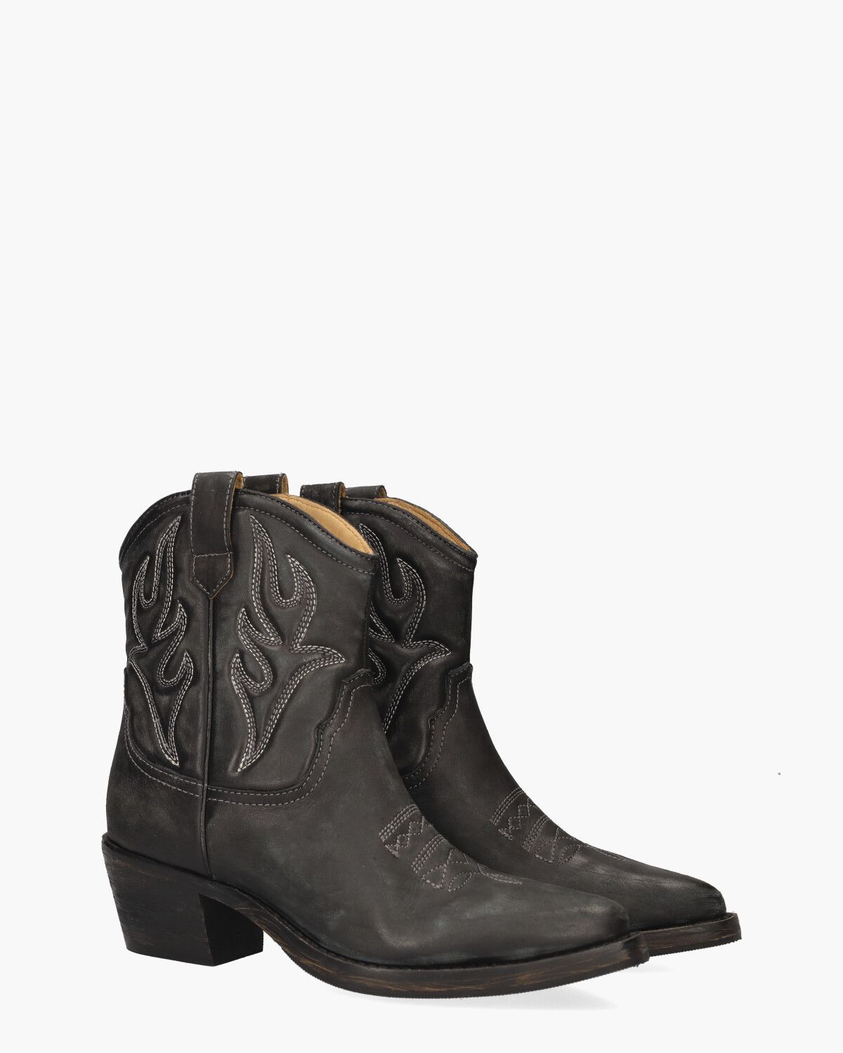 Ulrike Zwart Dames Enkelboots