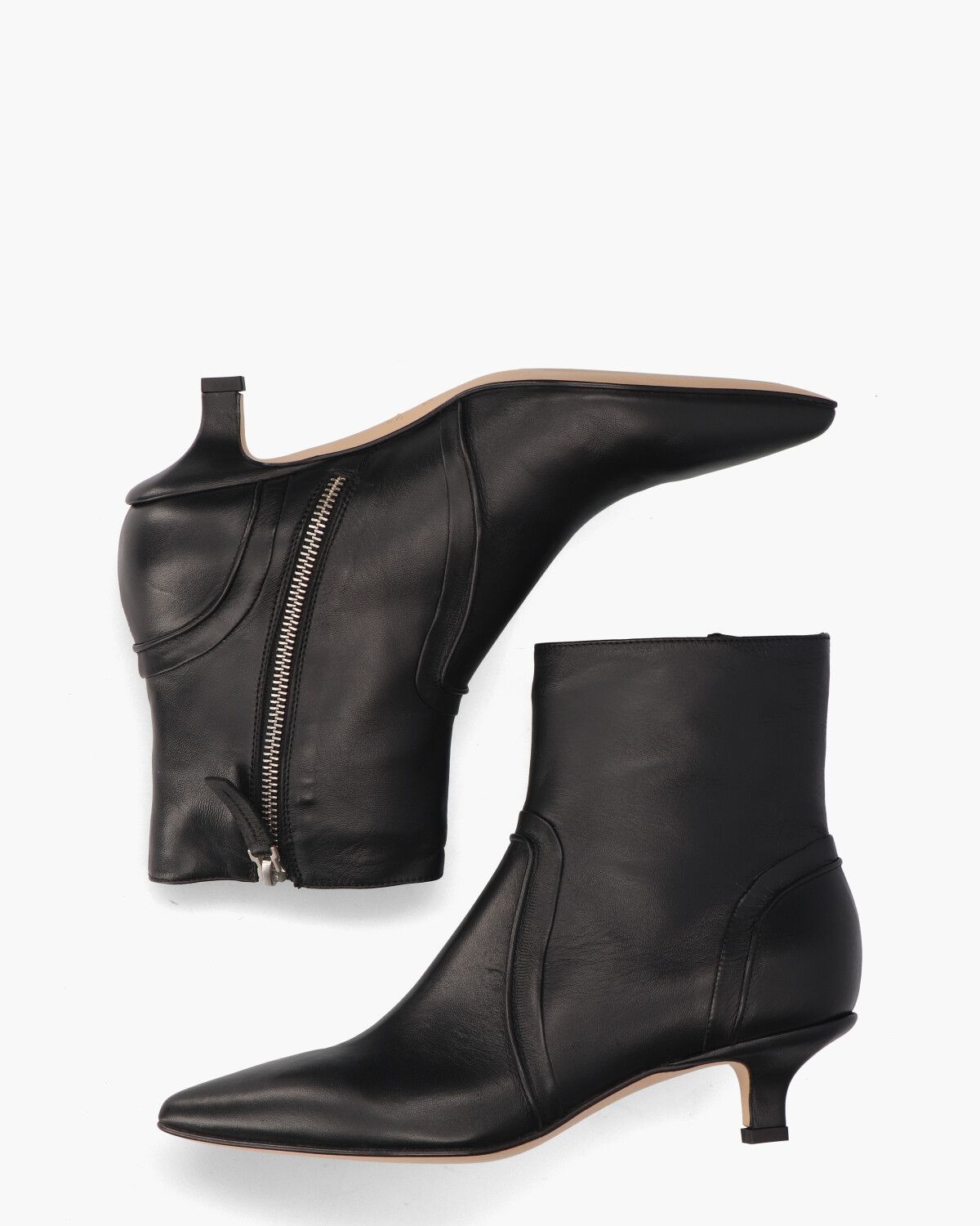 Helle 4920 Zwart Dames Enkelboots