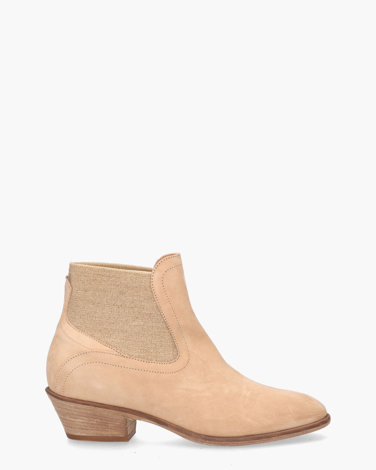8854 Beige Dames Chelseaboots
