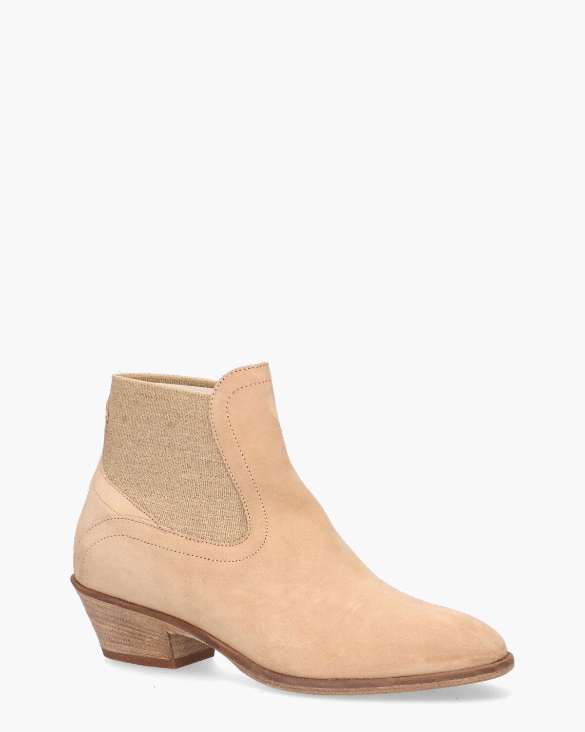8854 Beige Dames Chelseaboots
