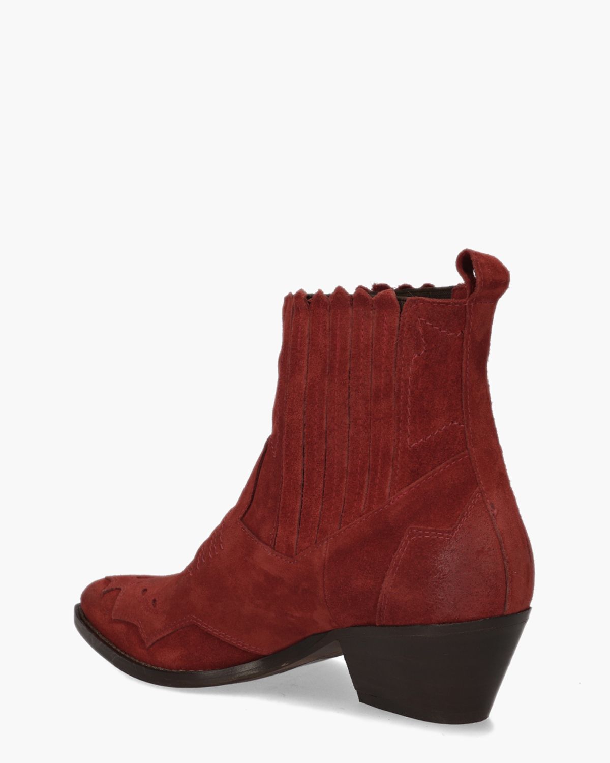 J7375 Roestbruin Dames Chelseaboots