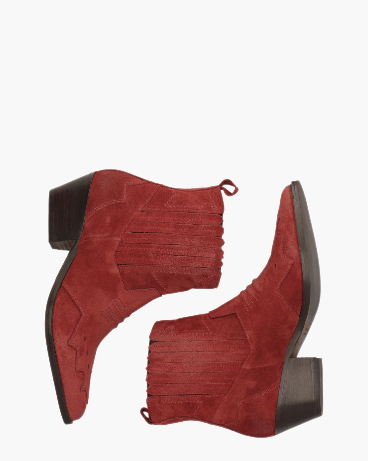J7375 Roestbruin Dames Chelseaboots