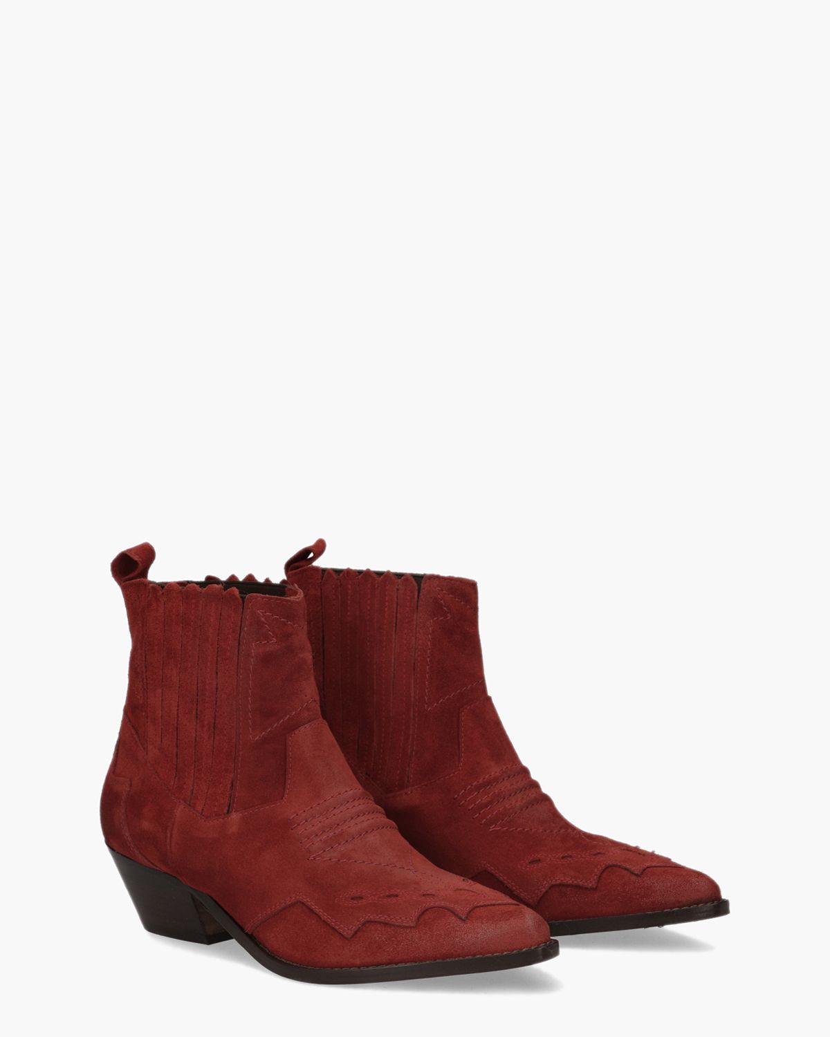 J7375 Roestbruin Dames Chelseaboots