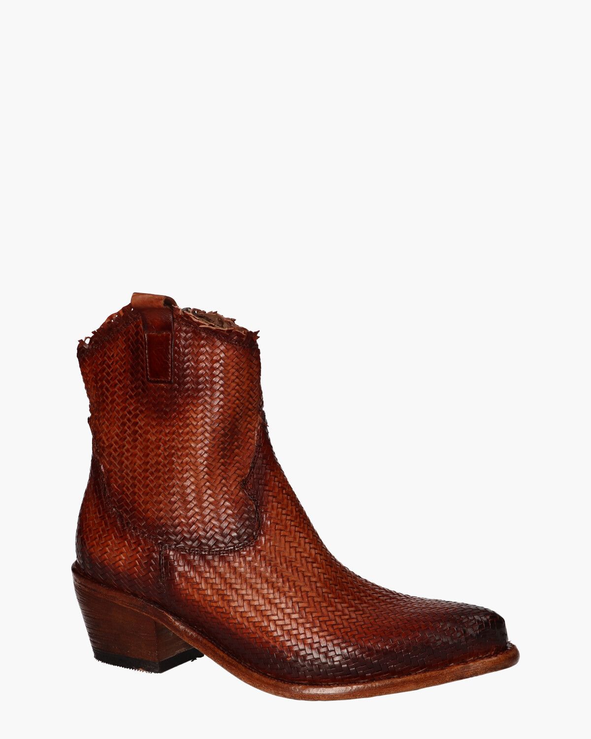 40500 Cognac Dames Enkelboots
