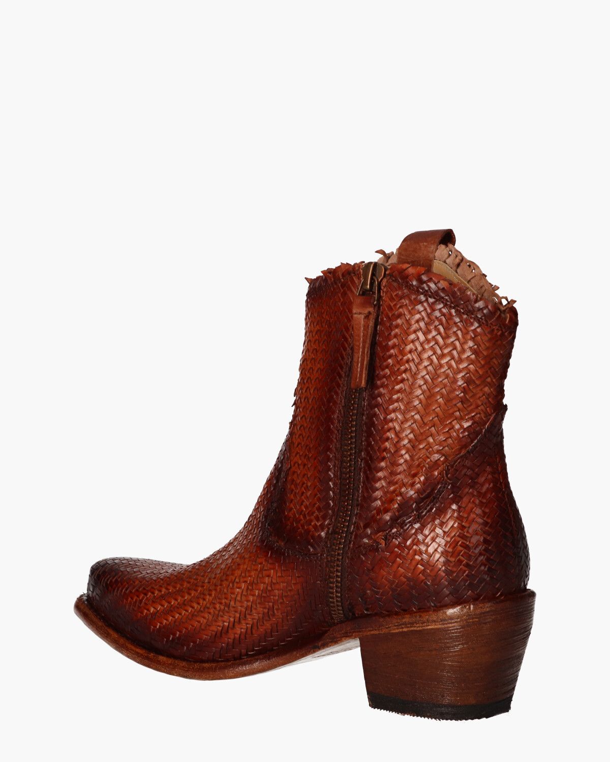 40500 Cognac Dames Enkelboots