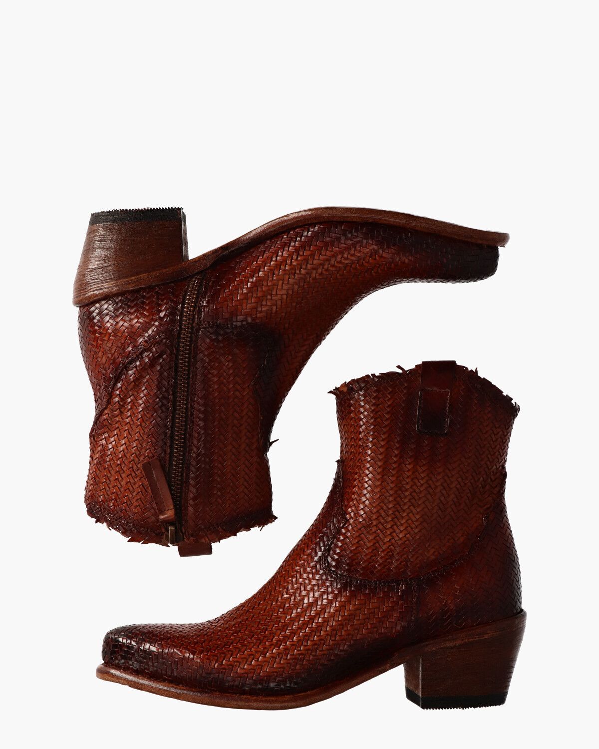 40500 Cognac Dames Enkelboots