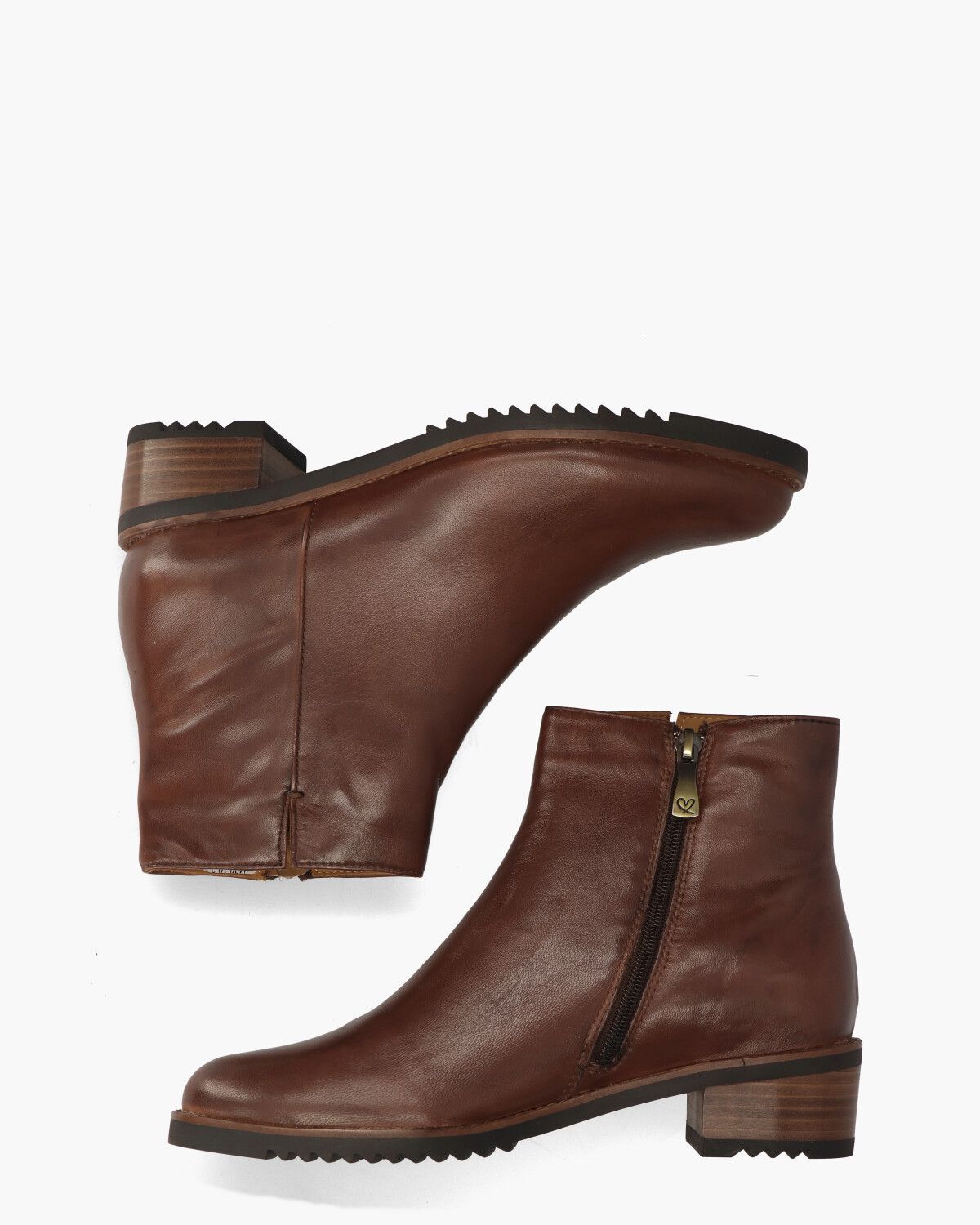 11654 Bruin Dames Enkelboots