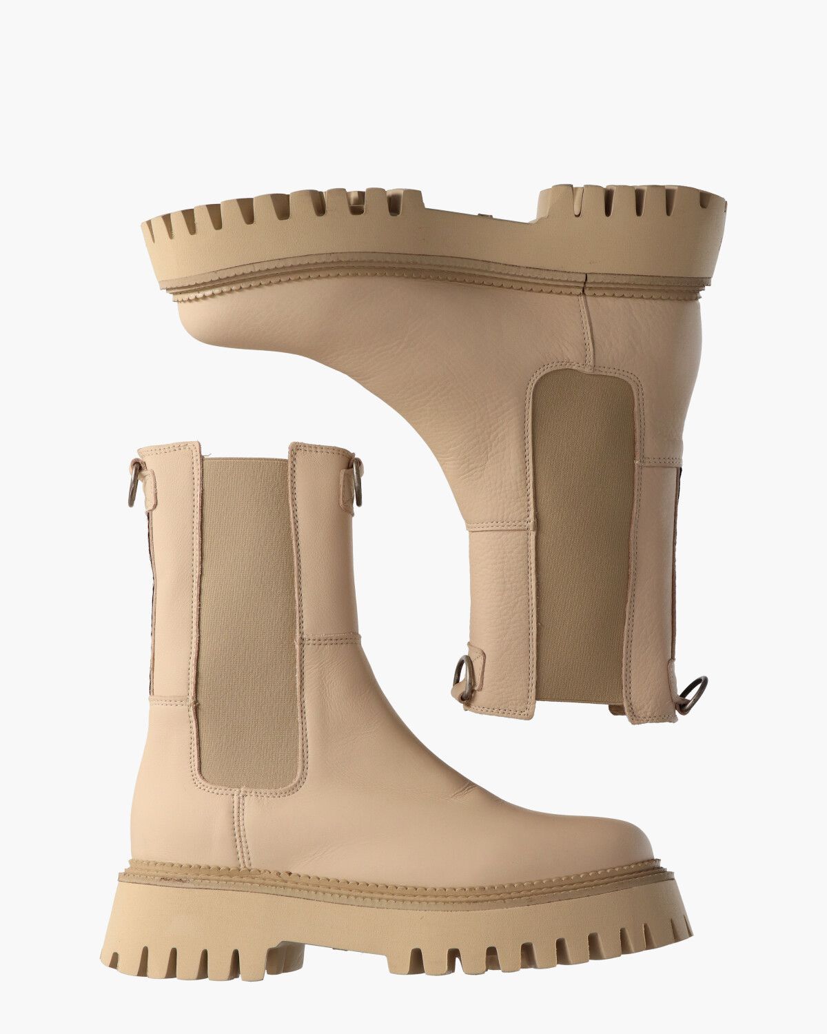 Groov-y Roomwit Dames Chelseaboots