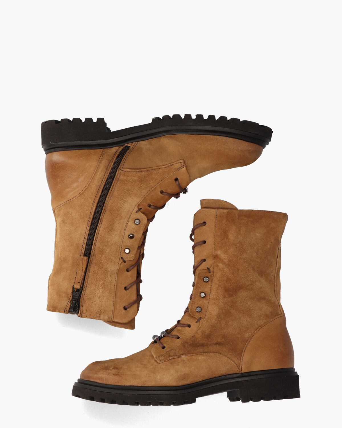 M72203-101 Cognac Dames Veterboots
