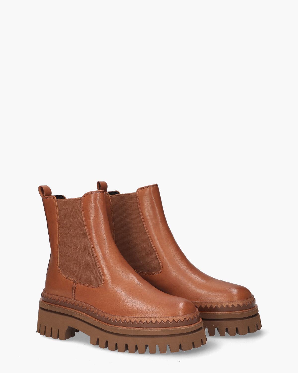 Neyo Cognac Dames Chelseaboots
