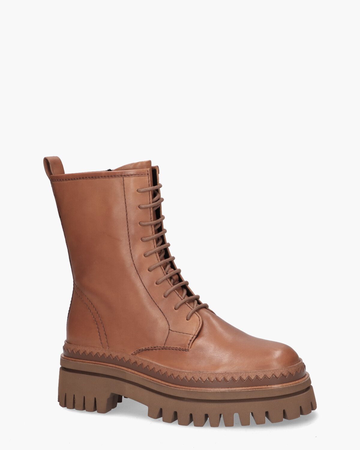 Naud Cognac Dames Veterboots