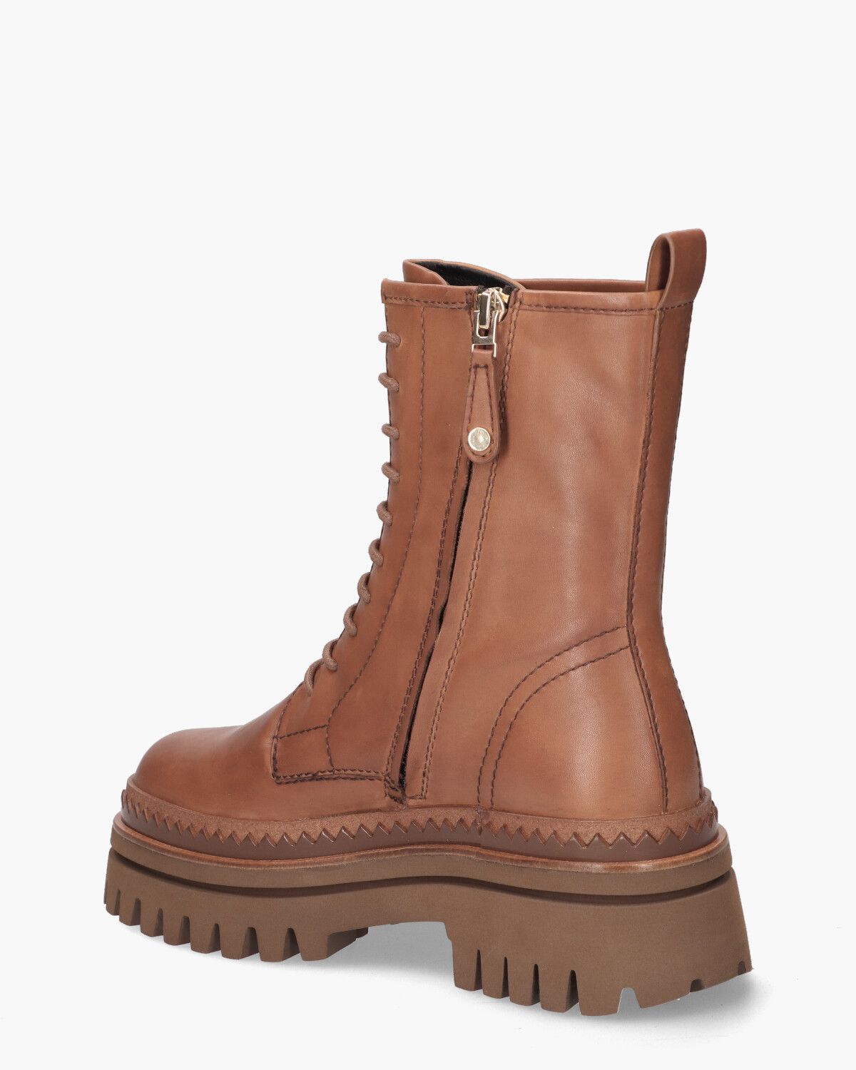 Naud Cognac Dames Veterboots