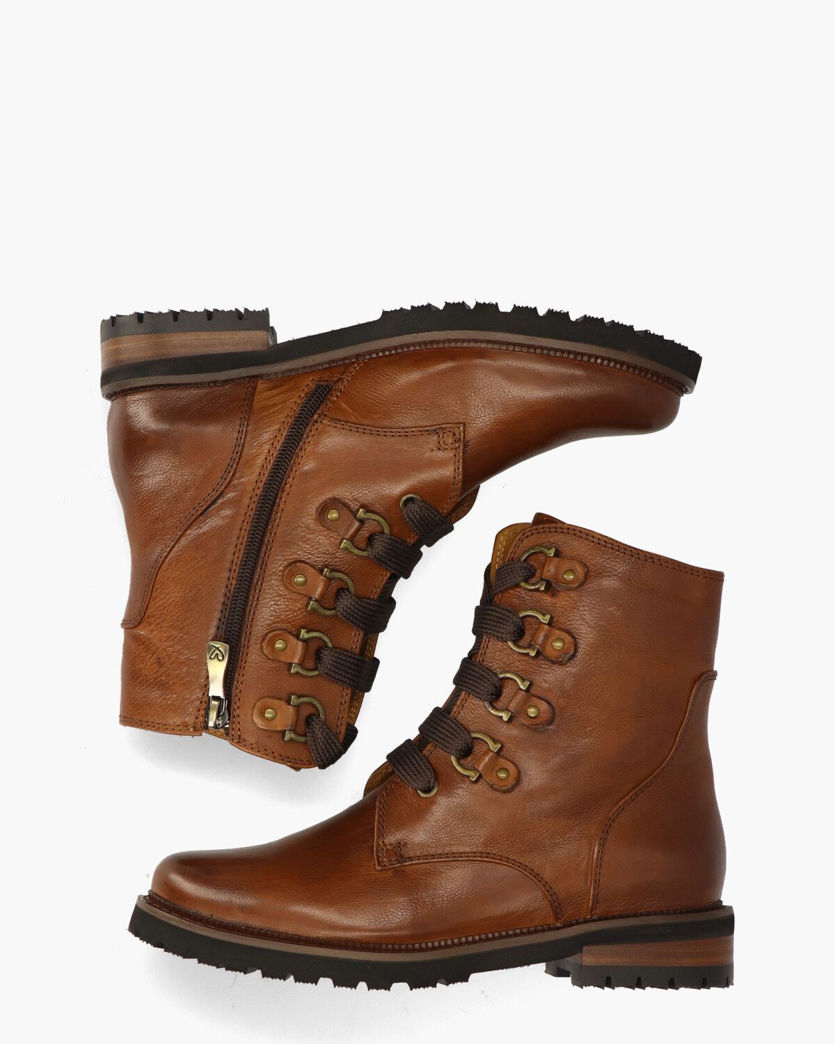 11682 Cognac Dames Veterboots