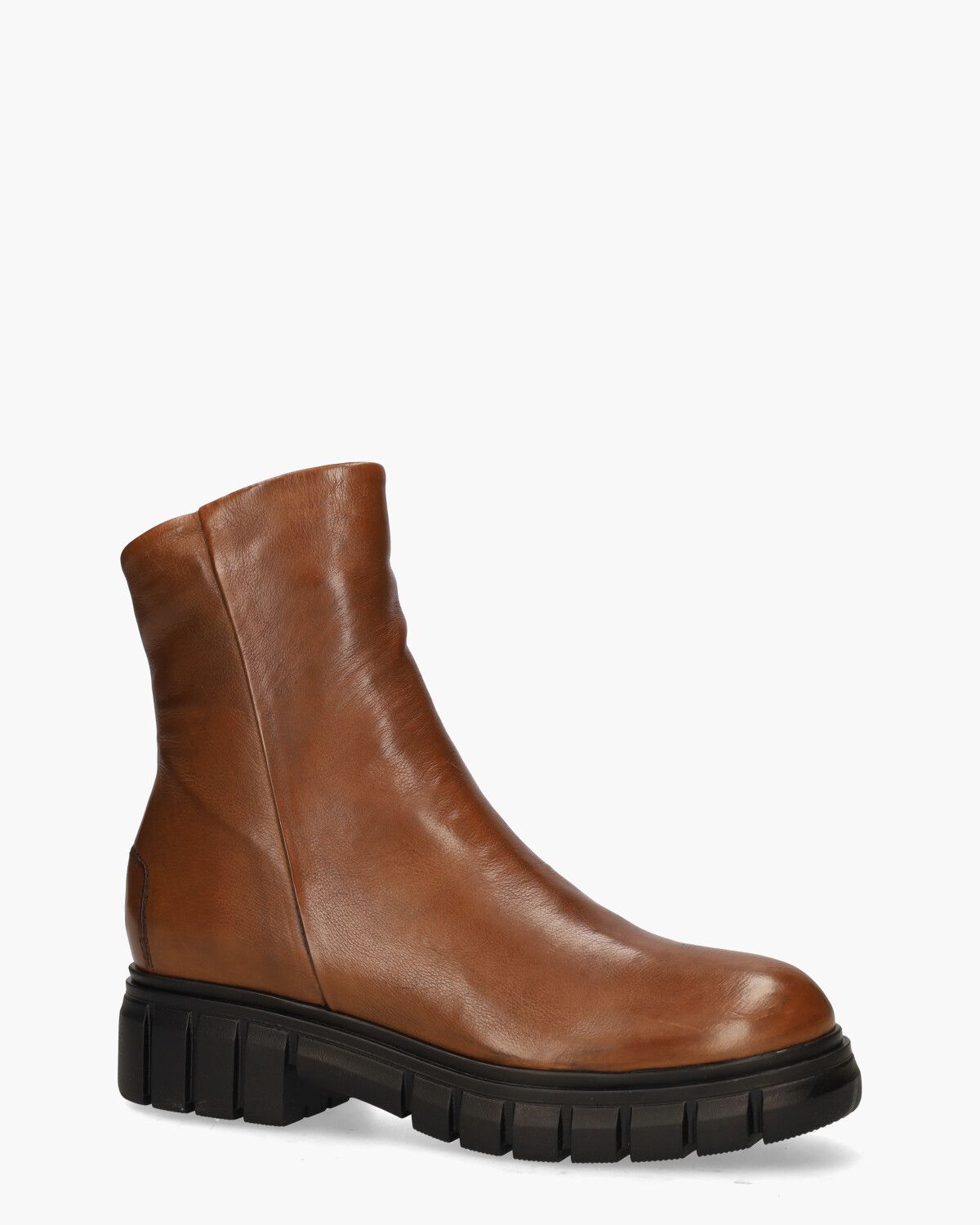 77645 Cognac Dames Enkelboots