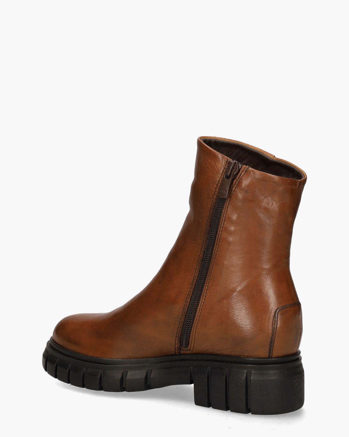 77645 Cognac Dames Enkelboots
