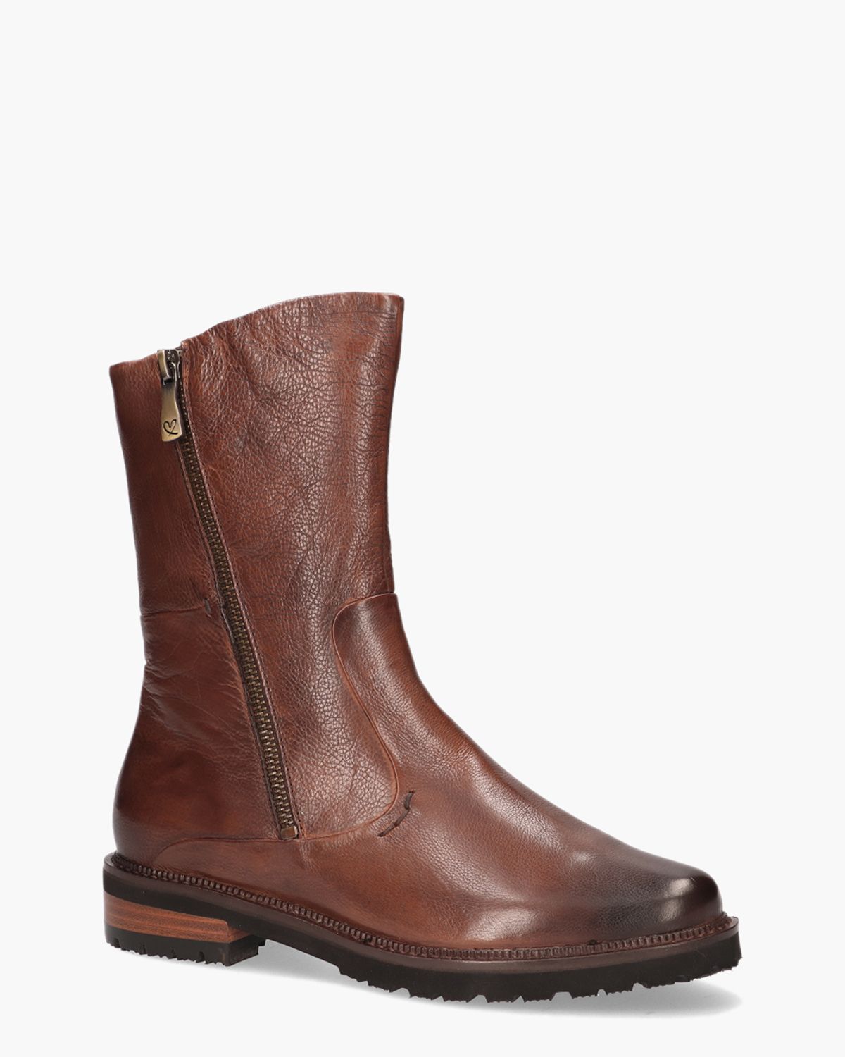 Nandu 29702 Bruin Dames Enkelboots