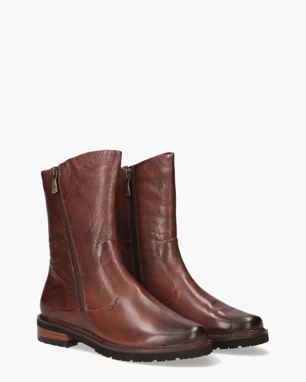 Nandu 29702 Bruin Dames Enkelboots
