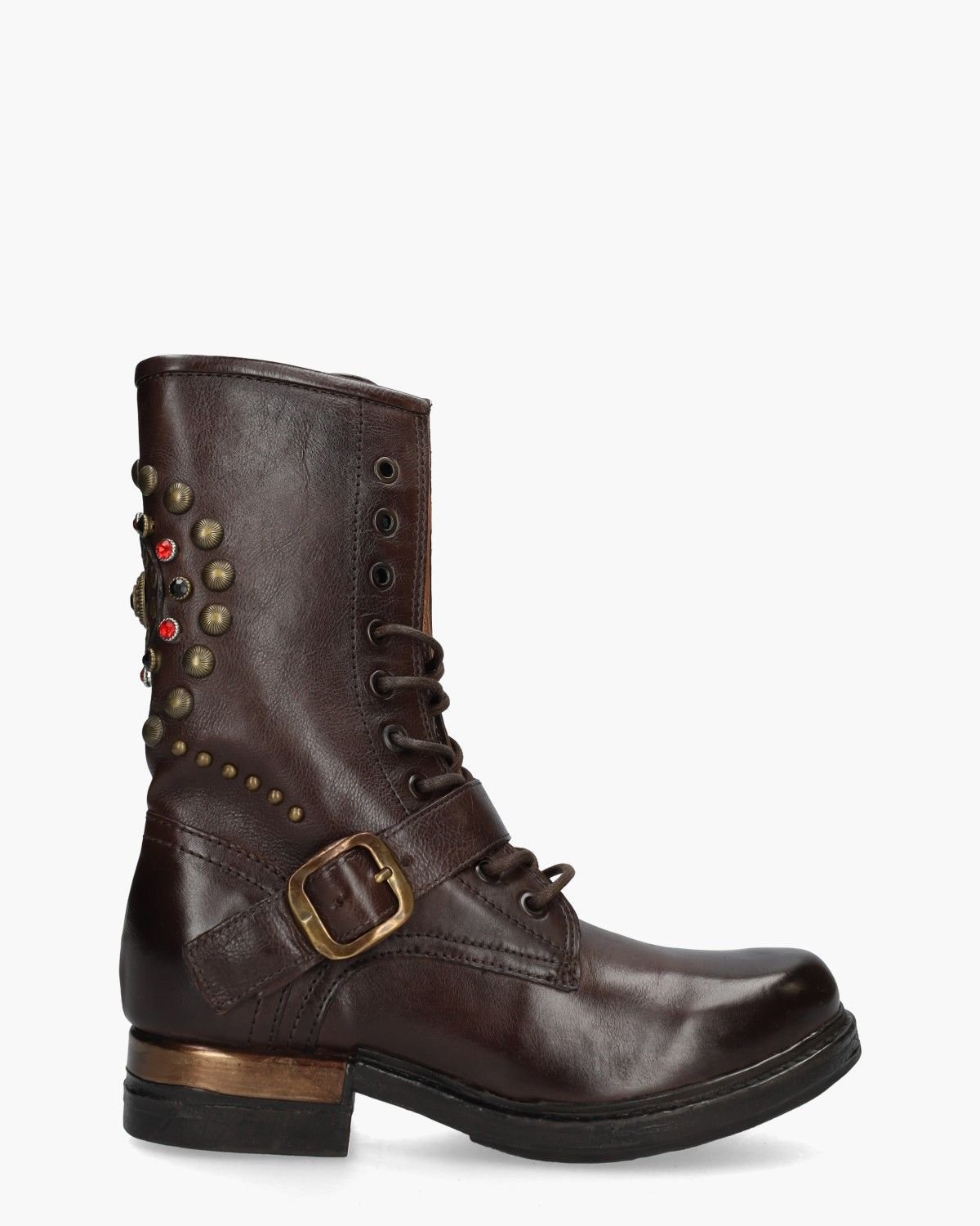 B80212 Bruin Dames Veterboots