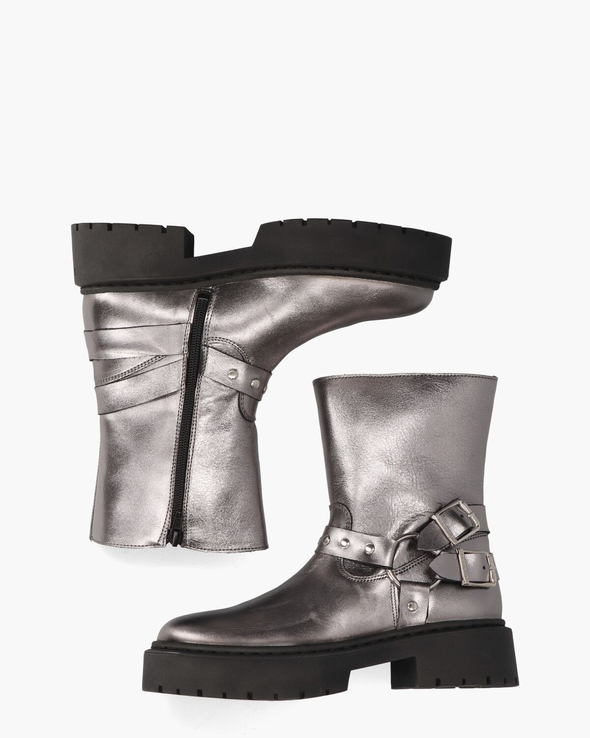 Garoche Zilver Dames Enkelboots