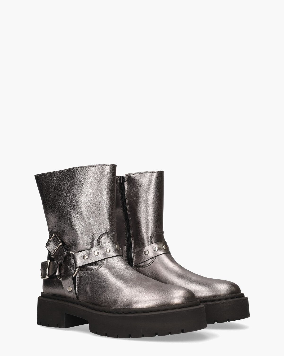Garoche Zilver Dames Enkelboots