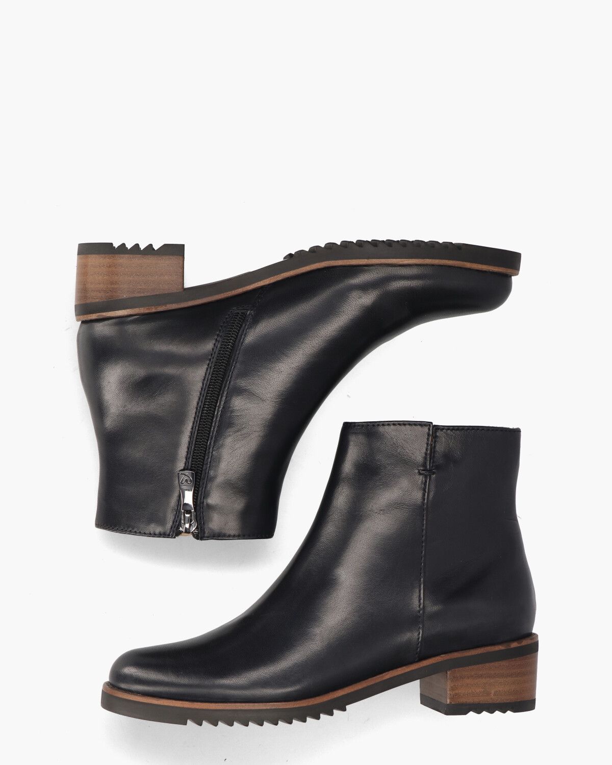 11654 Donkerblauw Dames Enkelboots
