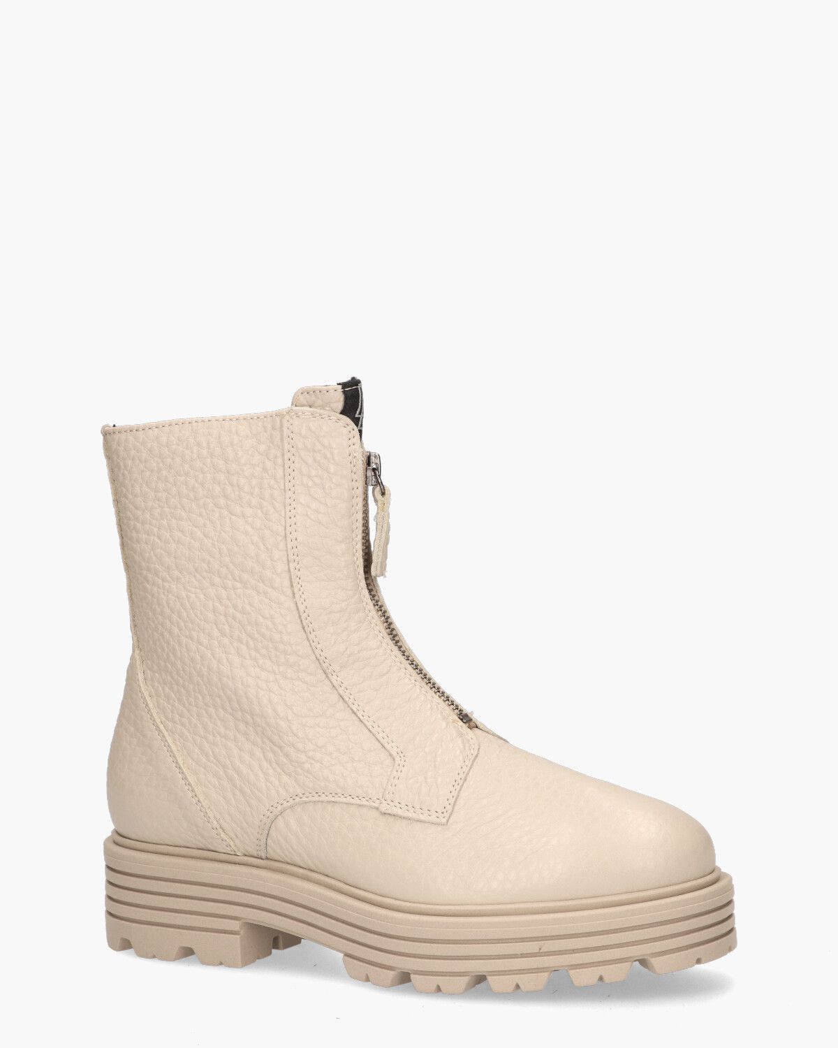 6103-02 Roomwit Dames Enkelboots
