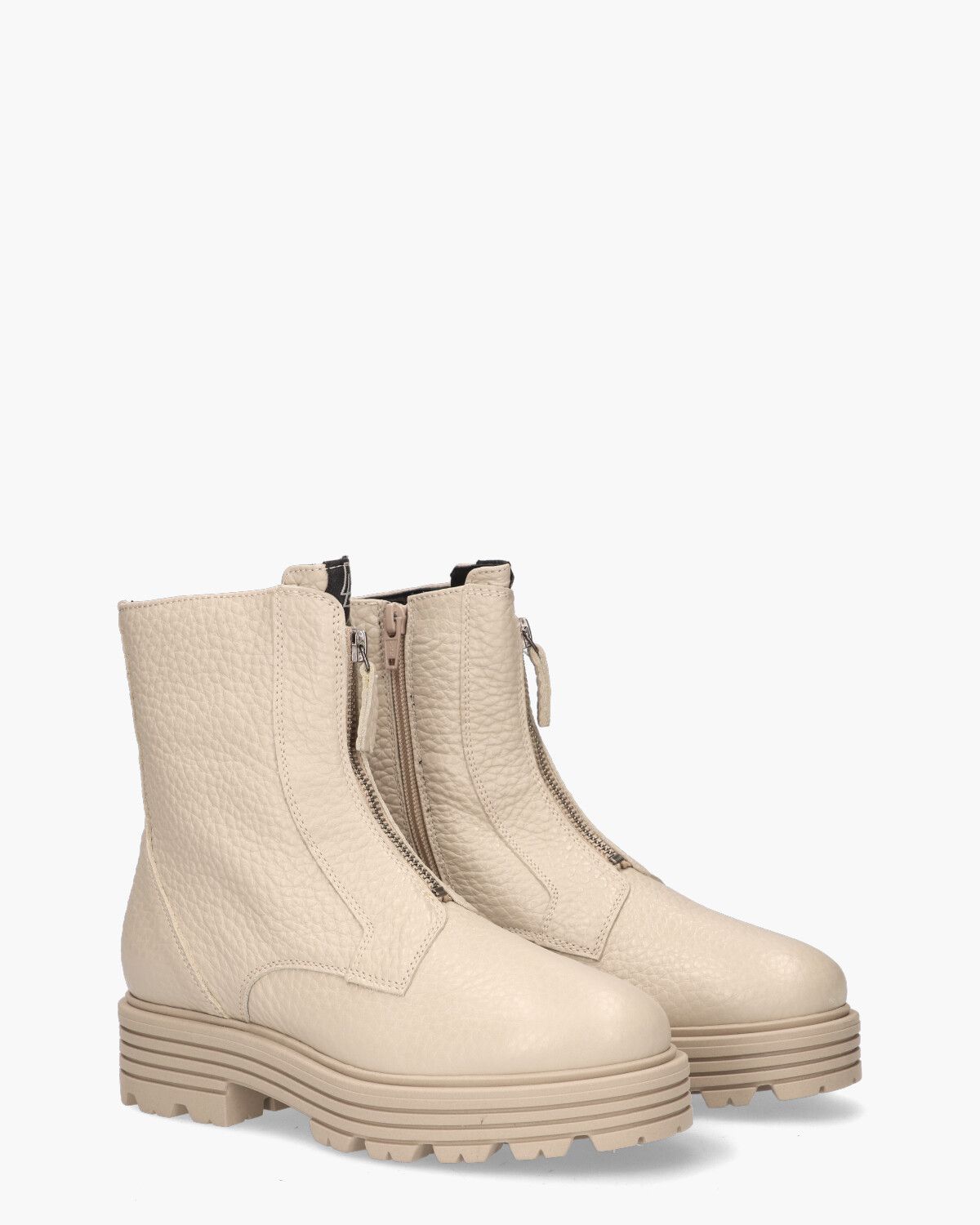 6103-02 Roomwit Dames Enkelboots