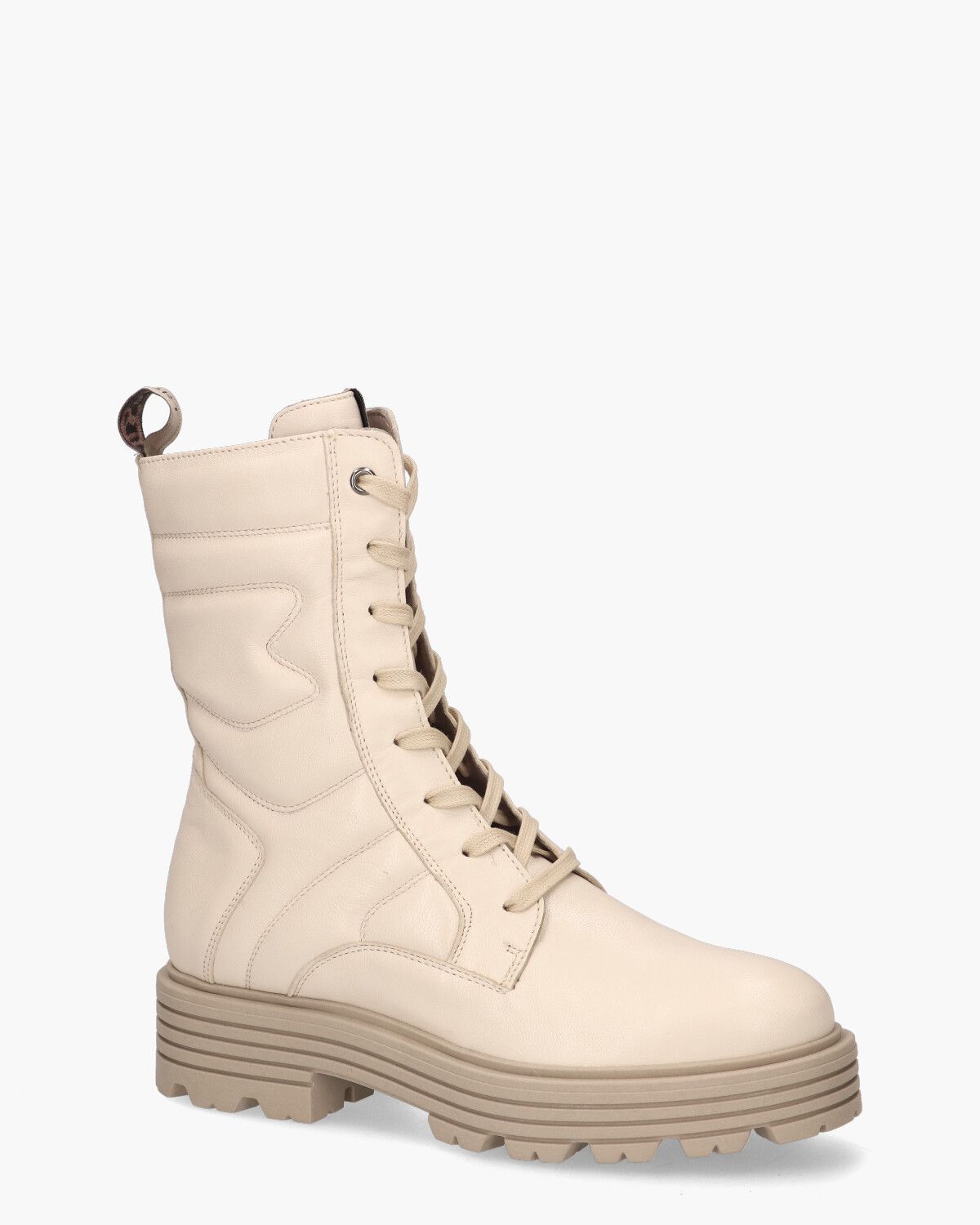 5496 Ecru Dames Veterboots